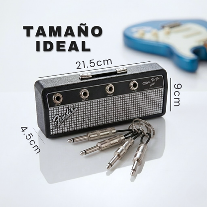 Portallaves de Pared Estilo Amplificador con Llaves Jack