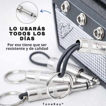 Portallaves de Pared Estilo Amplificador con Llaves Jack