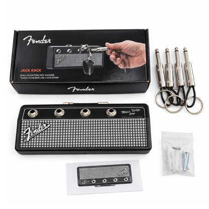 Portallaves de Pared Estilo Amplificador con Llaves Jack